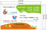 Namecard in nhanh